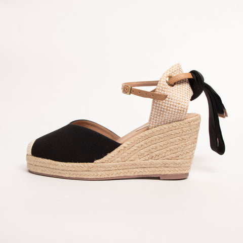 Plataforma Espadrilles Negros