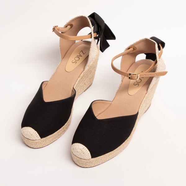 Plataforma Espadrilles Negros