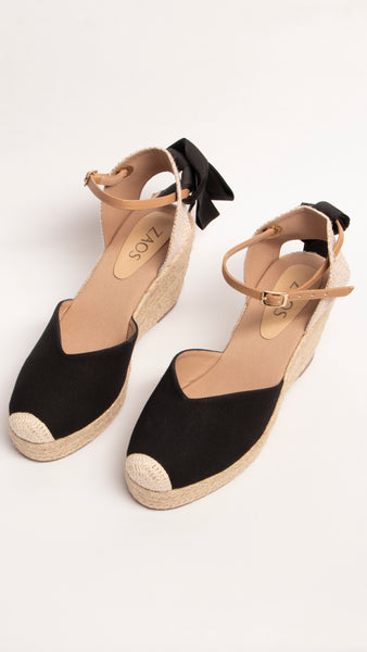 Plataforma Espadrilles Negros