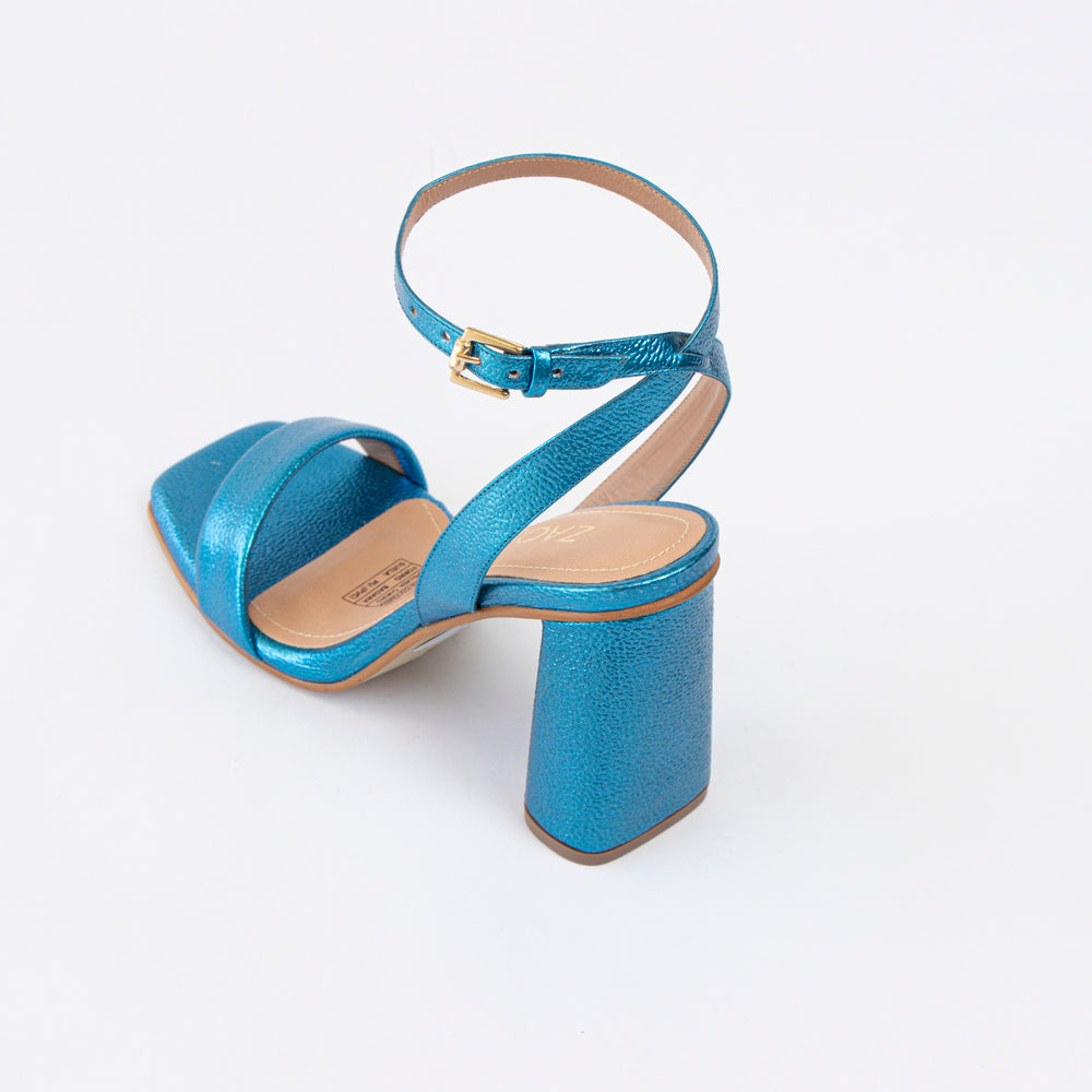 Tacones Azul Metalizado Azul, foto 3