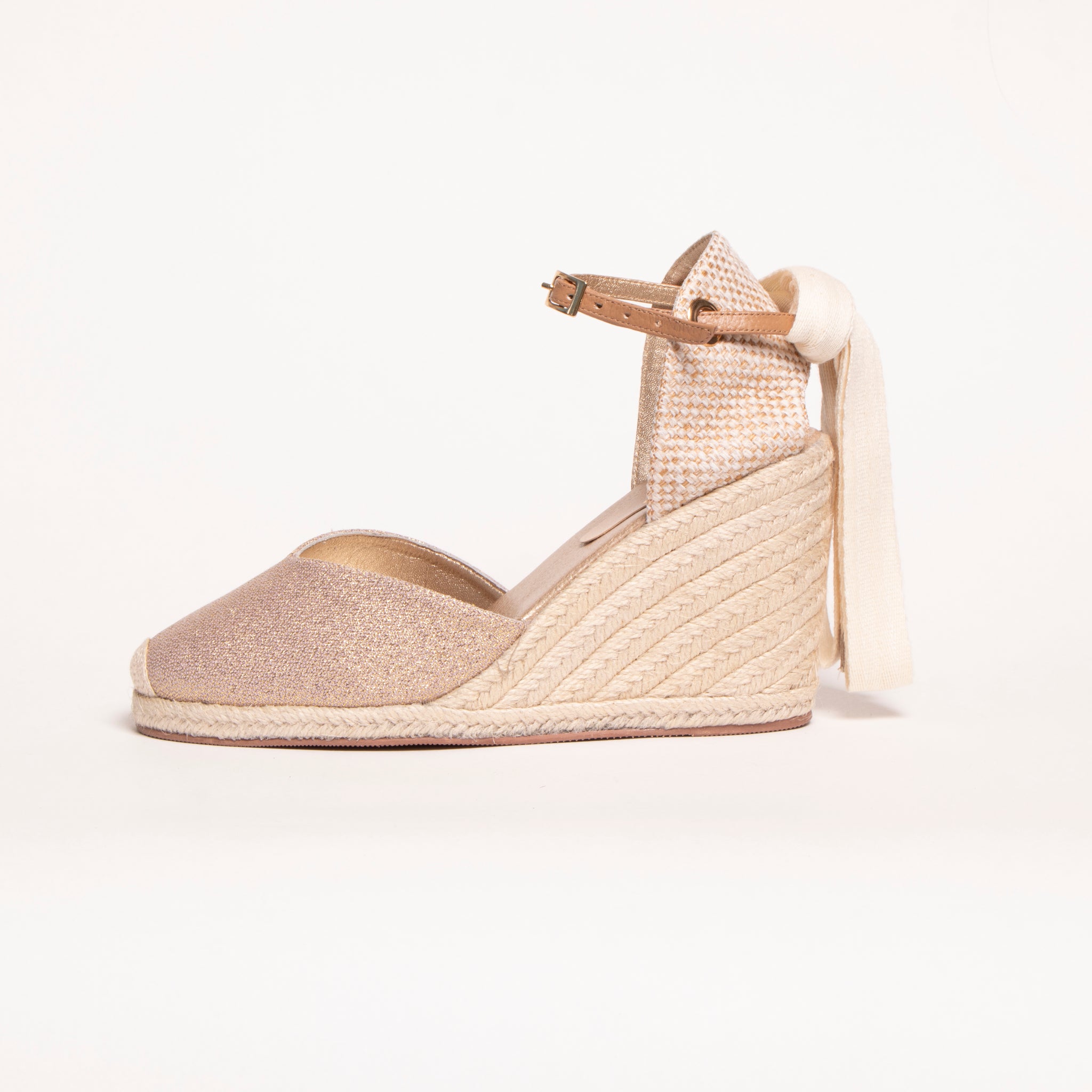Sale Plataformas Espadrill Oro