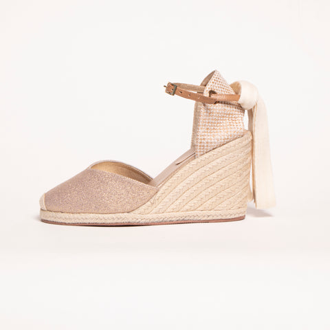 Plataformas Espadrill Oro