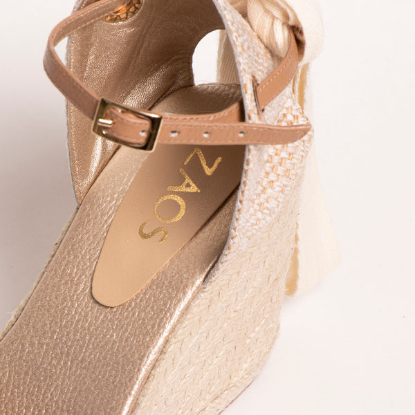 Sale Plataformas Espadrill Oro