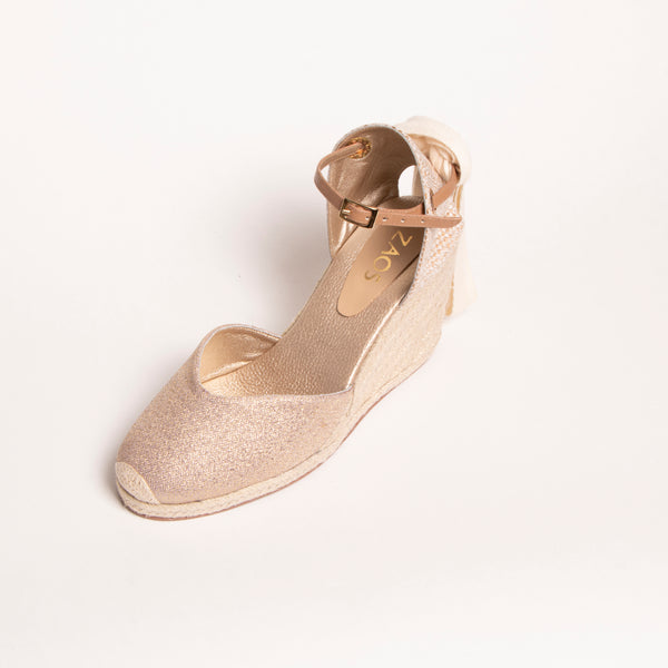 Sale Plataformas Espadrill Oro