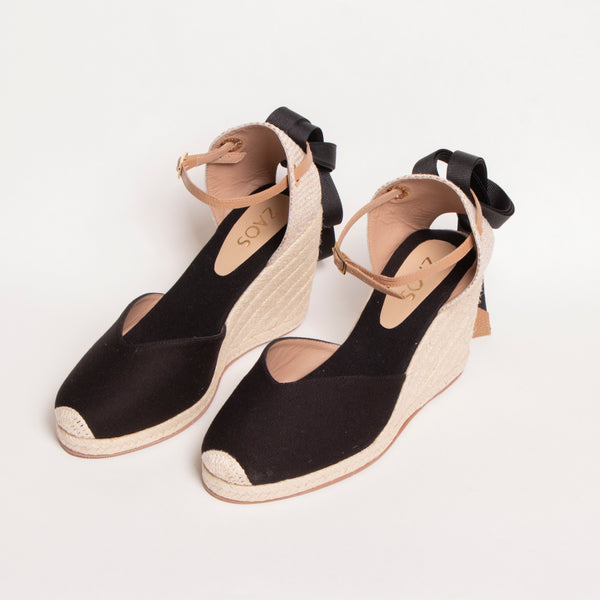 Sale Plataformas  Espadrille Negro