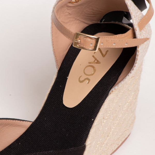 Sale Plataformas  Espadrille Negro