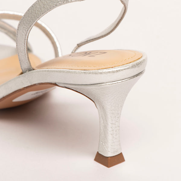 Tacones Zafiro Plateado