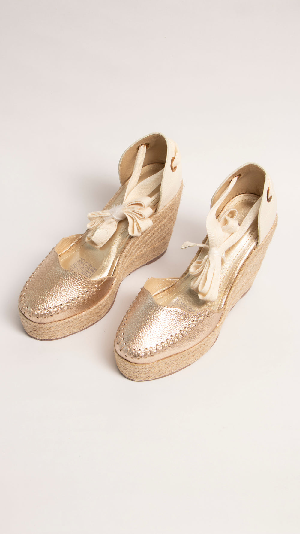 Plataforma Espadrilles Oro Folia Oro, foto 5
