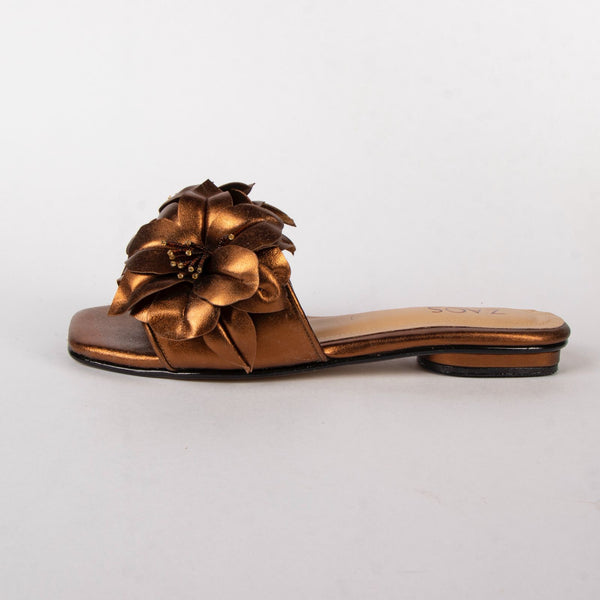 Sandalia Folia Bronce