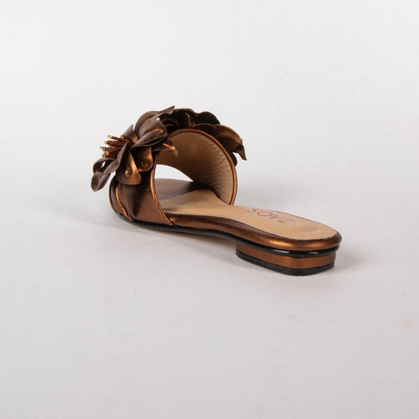 Sandalia Folia Bronce