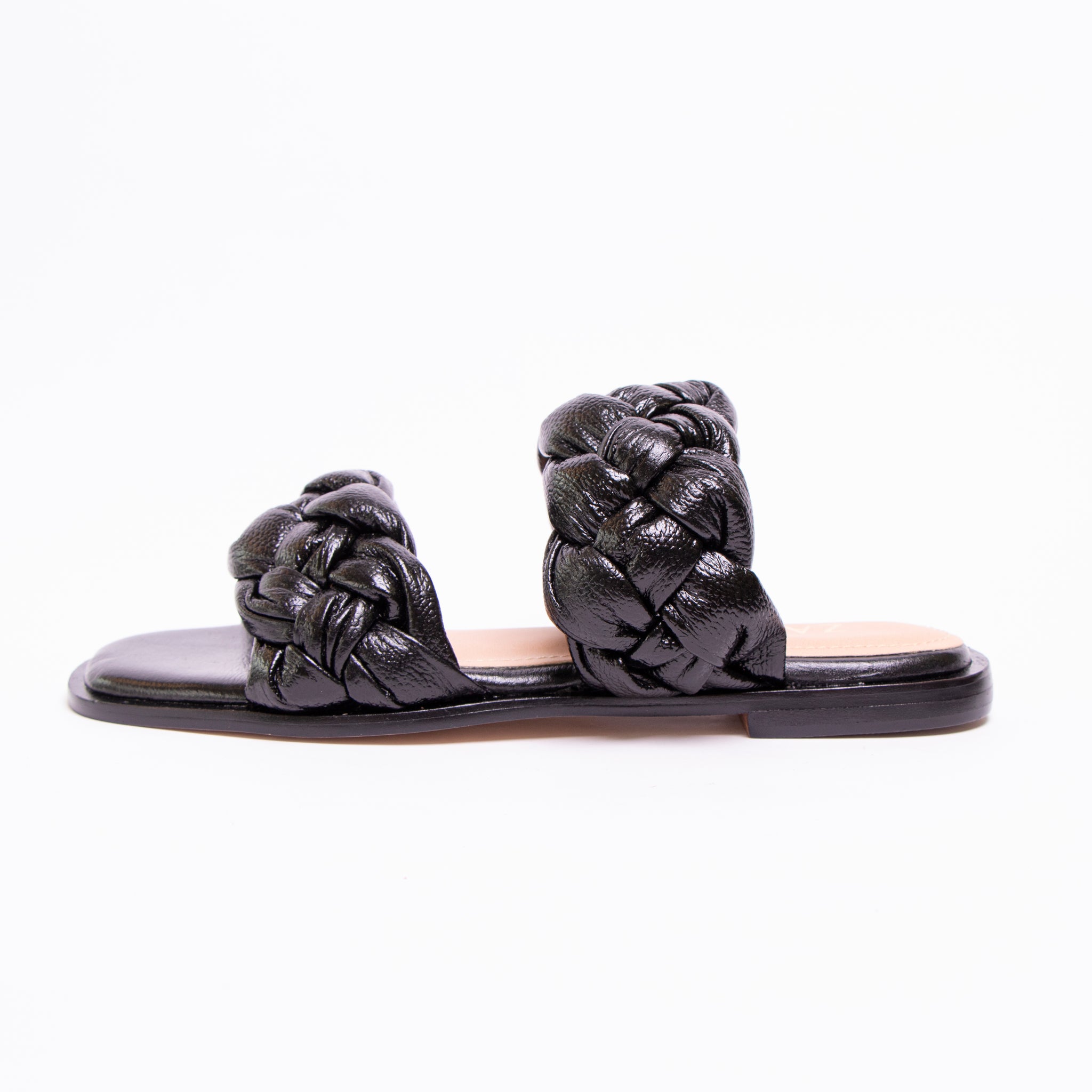 Sale Sandalia Negro Trenza