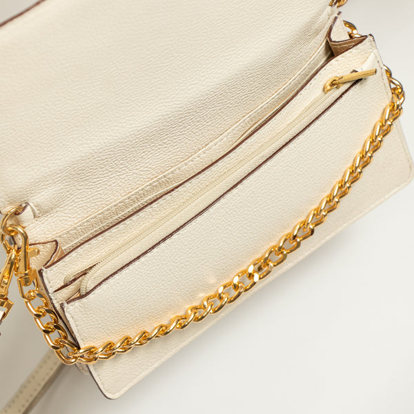 Bolso Sobre Cuero Talco