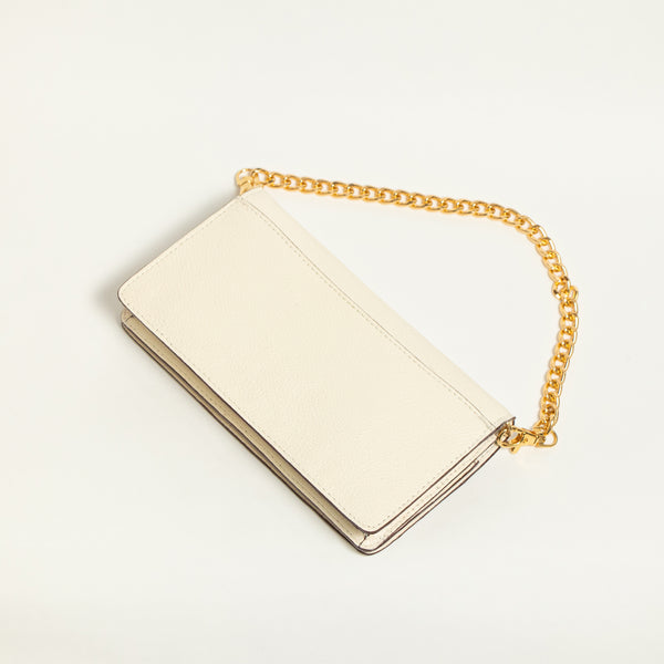 Bolso Sobre Cuero Talco